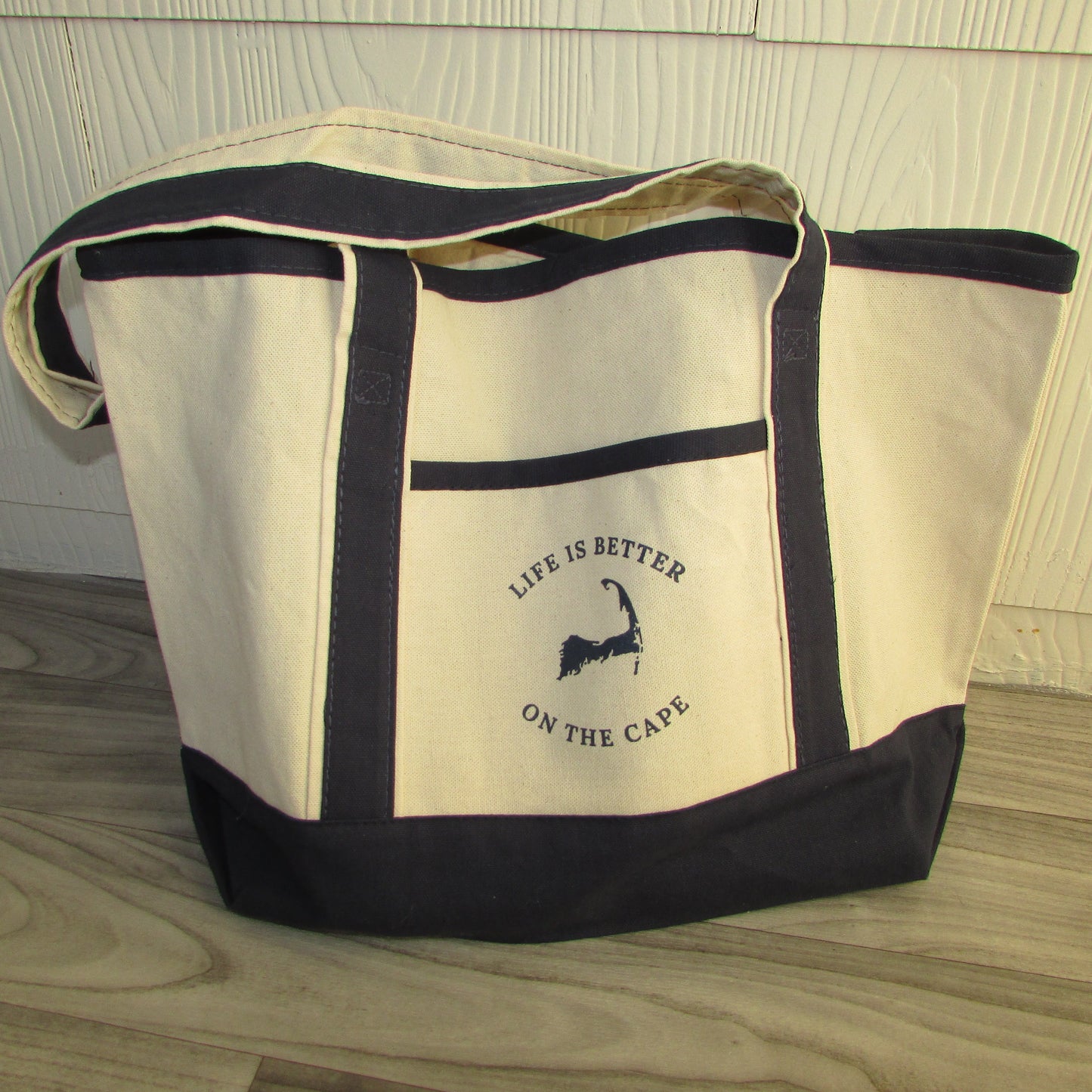 Life is Better on the Cape Tote - Navy