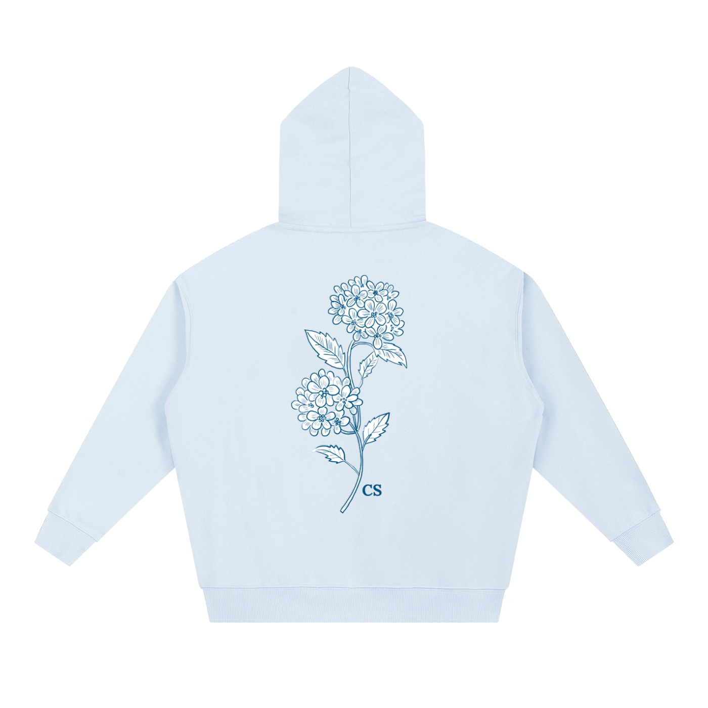 Cape Bloom Hoodie - Seaglass Blue