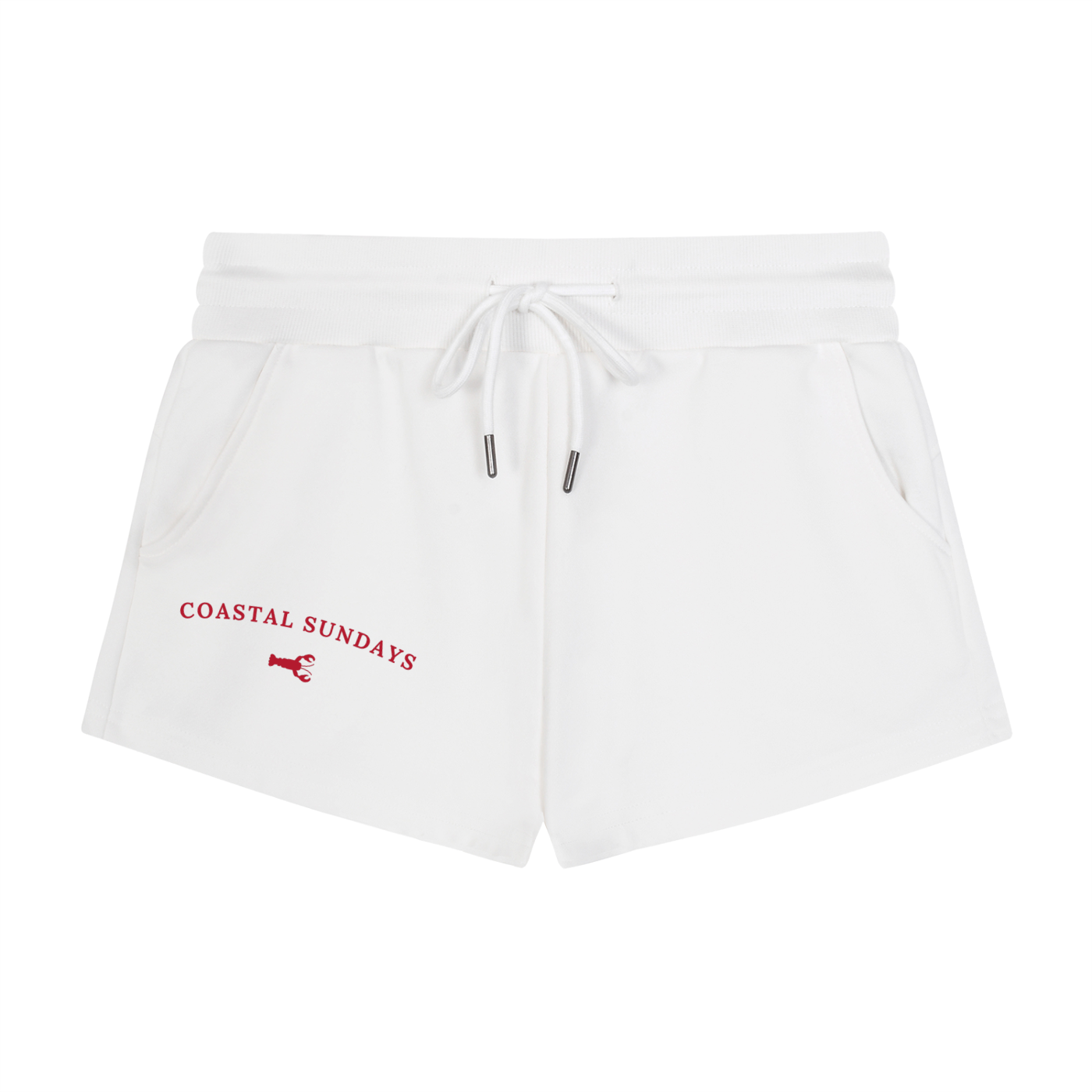 Lobster Club Shorts - White