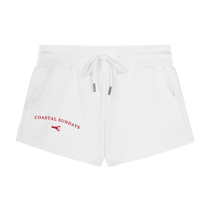 Lobster Club Shorts - White