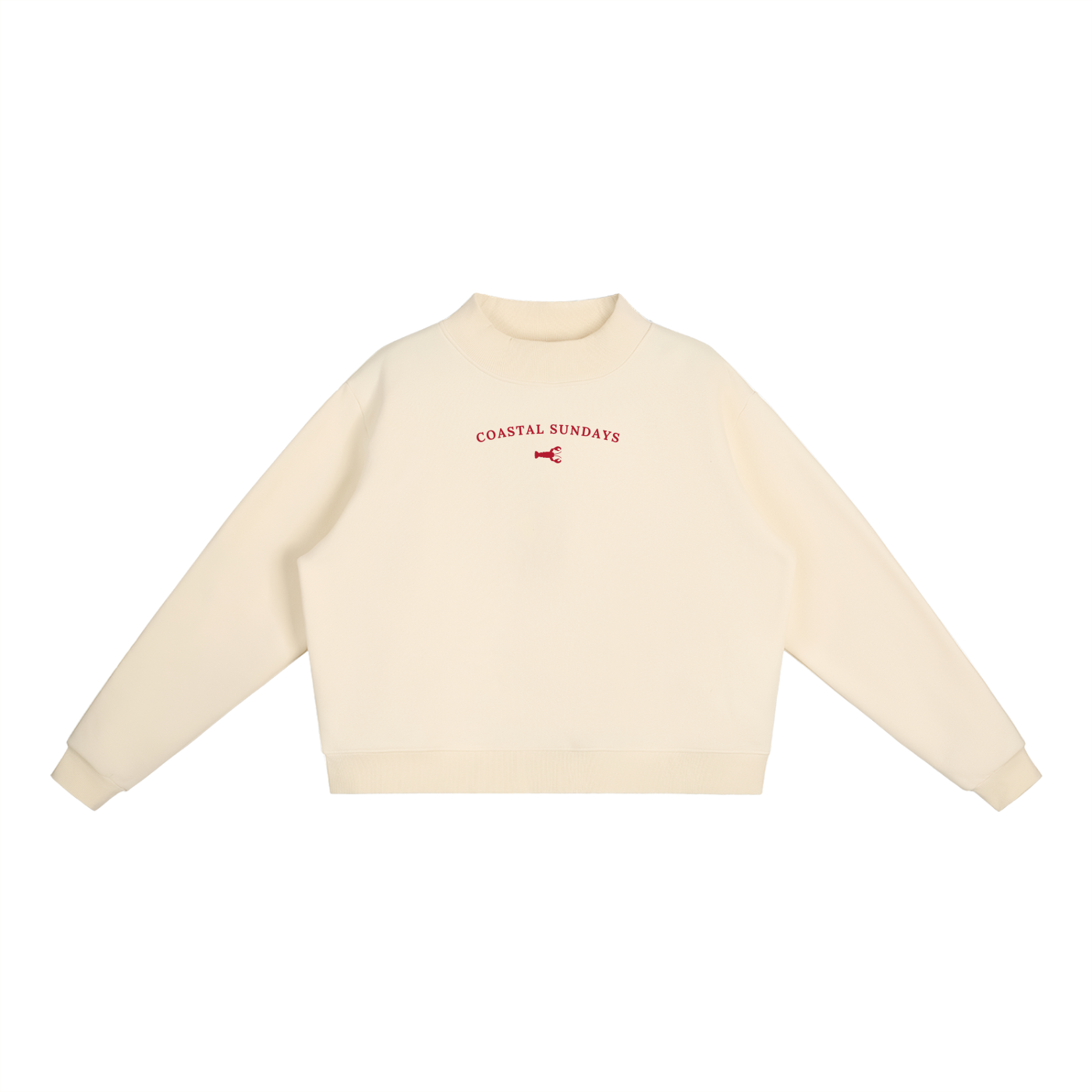 Lobster Club Mockneck - Butter Yellow
