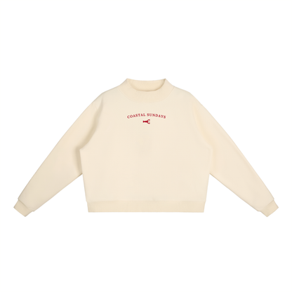 Lobster Club Mockneck - Butter Yellow