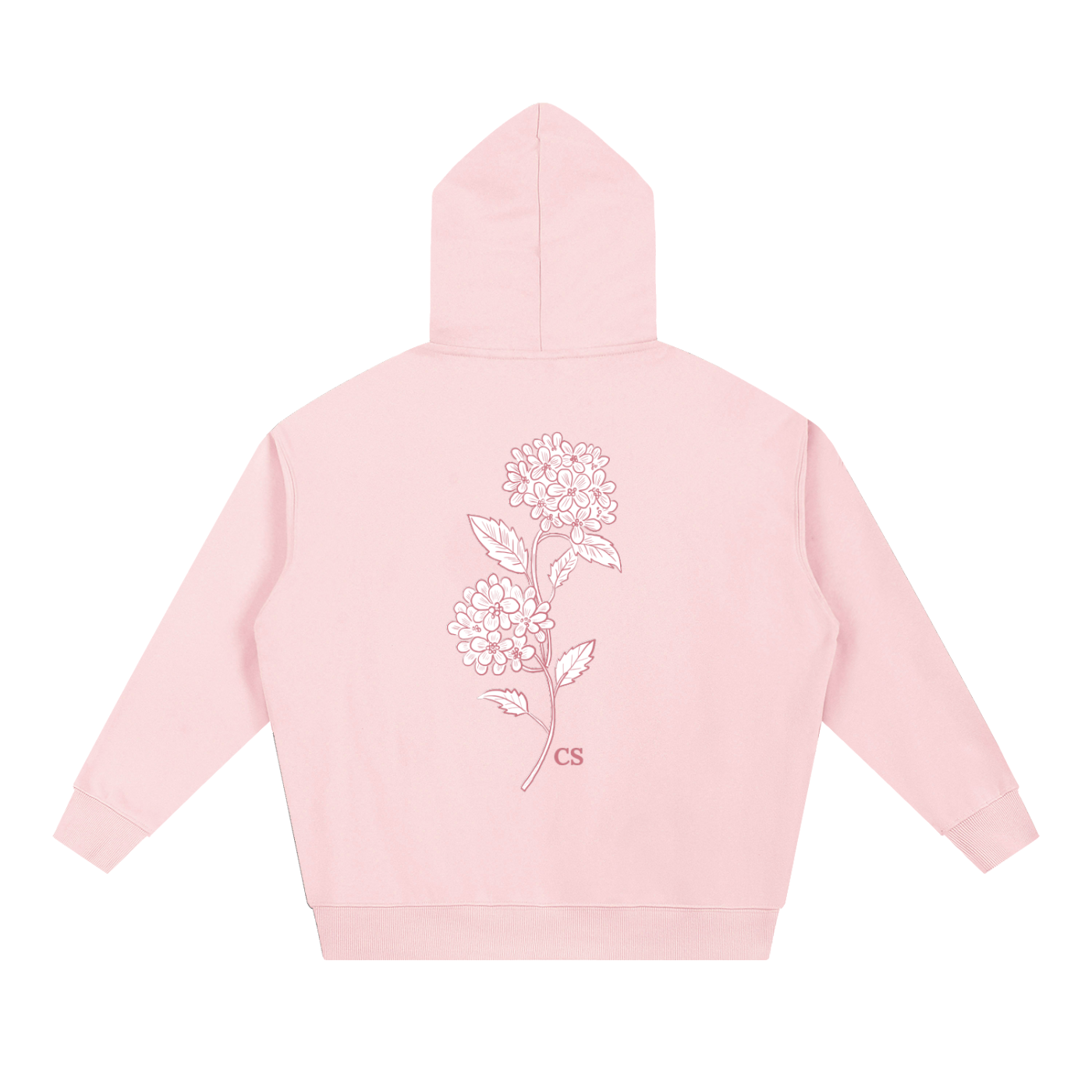 Cape Bloom Hoodie - Petal Pink