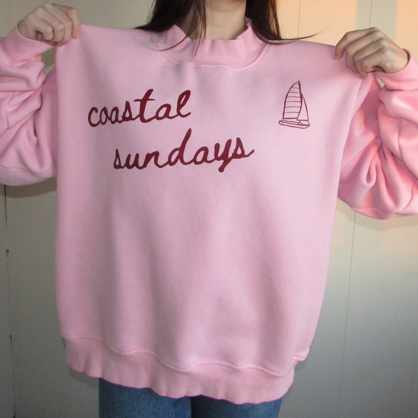 Saltwater Sweetheart Mockneck - Cape Blush