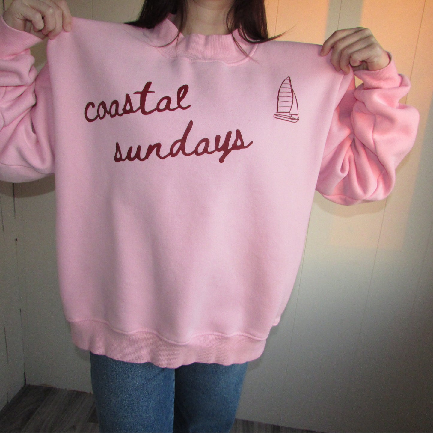 Saltwater Sweetheart Mockneck - Cape Blush