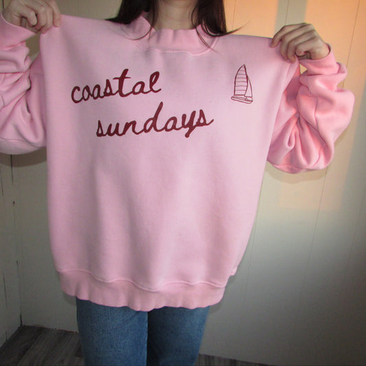 Saltwater Sweetheart Mockneck - Cape Blush