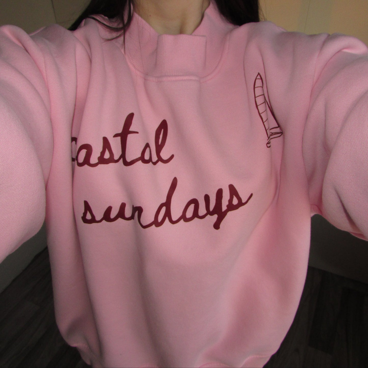 Saltwater Sweetheart Mockneck - Cape Blush