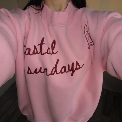 Saltwater Sweetheart Mockneck - Cape Blush