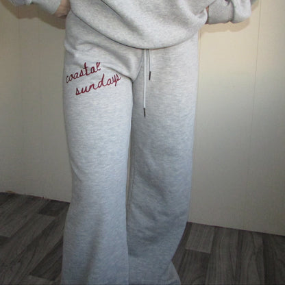 Saltwater Sweetheart Sweatpants - Sunday Fog