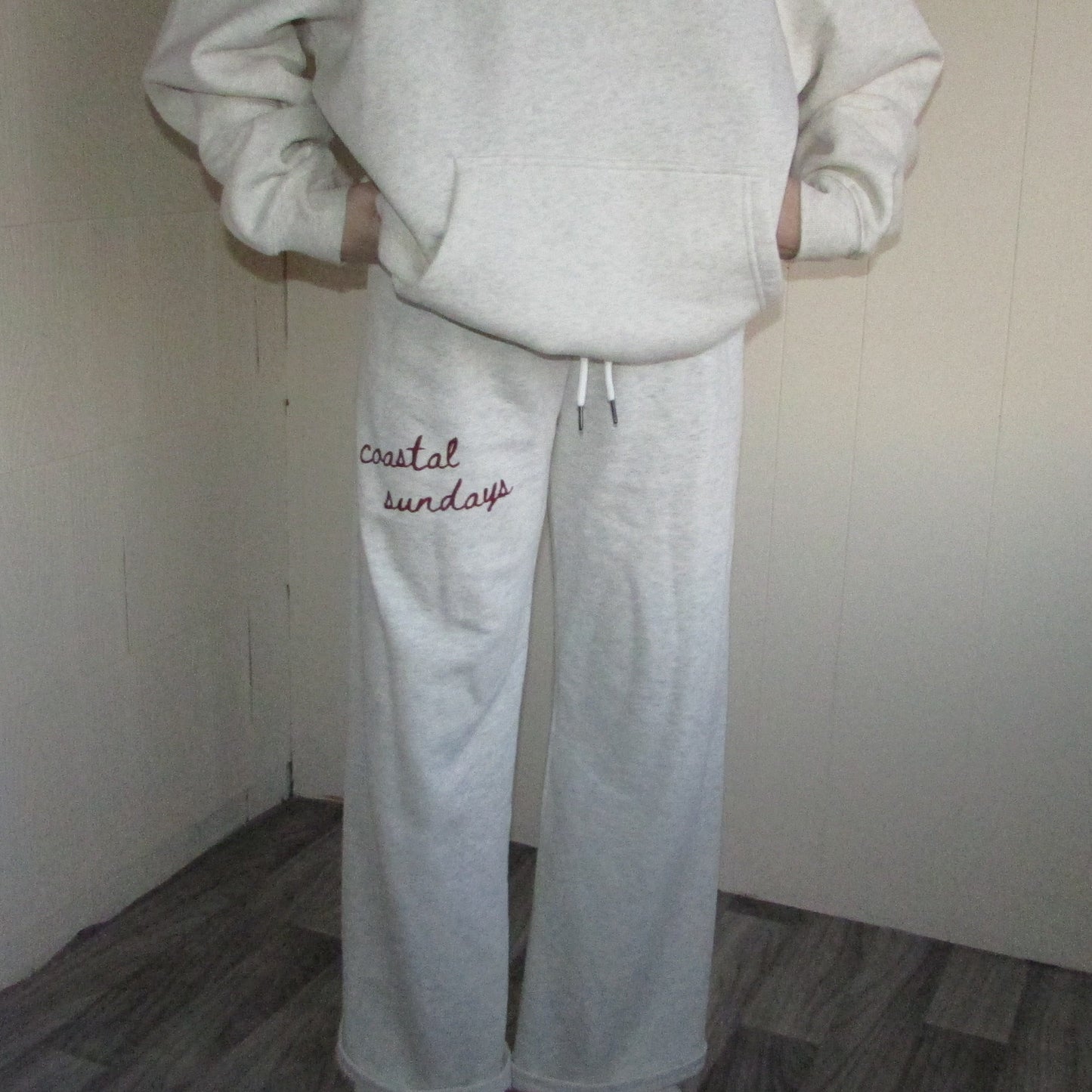 Saltwater Sweetheart Sweatpants - Coastal Mist