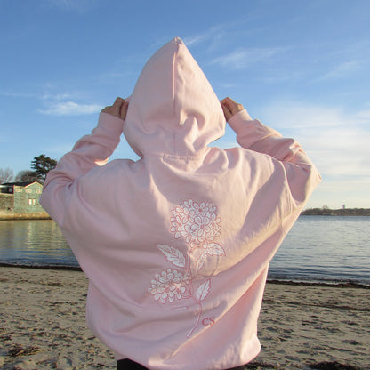 Cape Bloom Hoodie - Petal Pink
